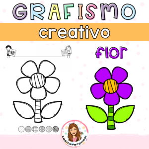 Grafismo Flor. Primavera