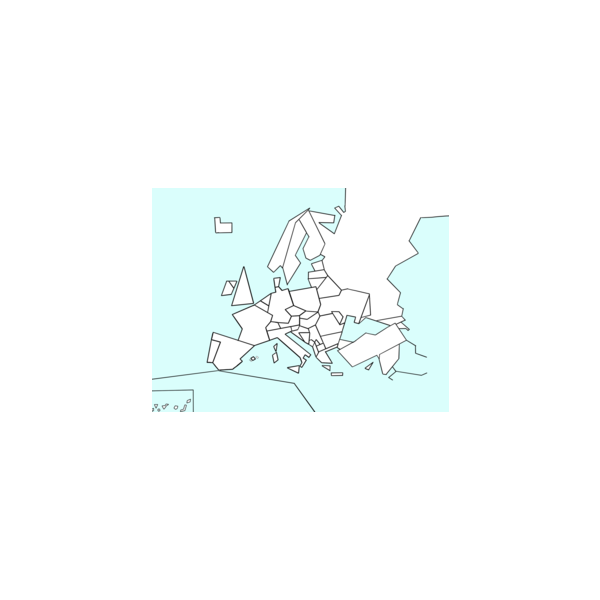 Mates Geográficas: España y Europa, 'poligonizadas'