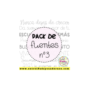 Pack de Fuentes nº3 EIC (EntreiPadsyCuadernos)