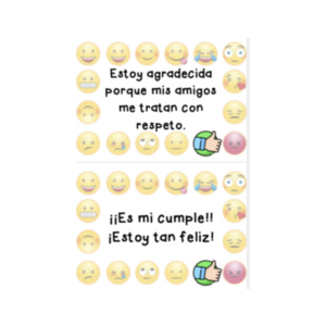 CONOCE TUS EMOCIONES: Pack de 2 sets de tarjetas