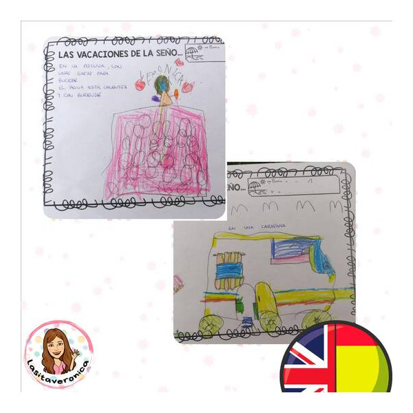 Las vacaciones de mi profe / My teacher's holidays. Verano. Summer.