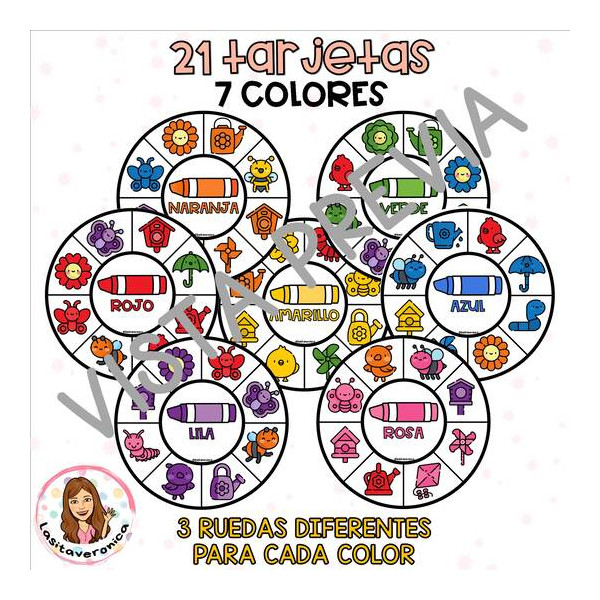 Los colores de la Primavera. Español.