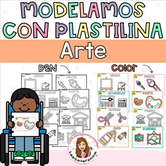 Plastilina Arte. Pintura. Motricidad Fina. Habilidades motrices.