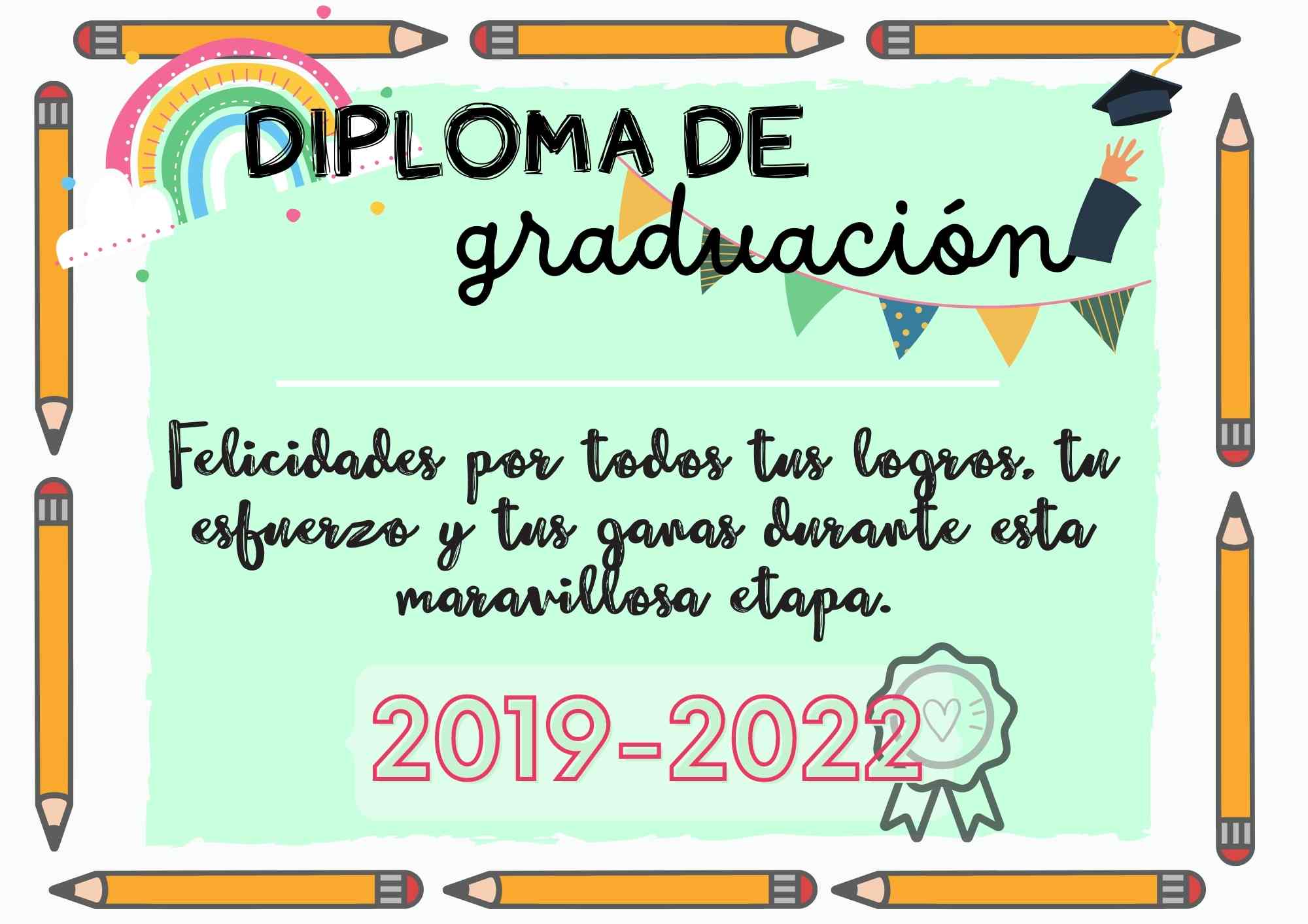 DIPLOMAS GRADUACIÓN 2019-2022