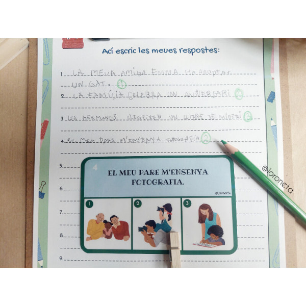 Comprensió lectora d'oracions 1