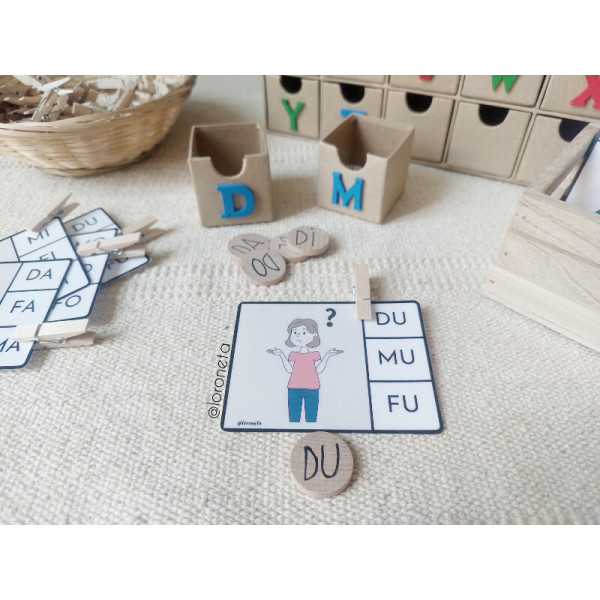 Lectura de síl·labes directes D-F-M