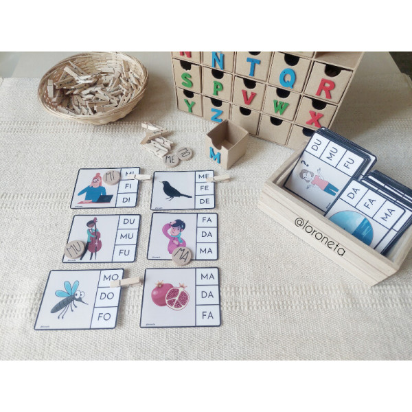 Lectura de síl·labes directes D-F-M