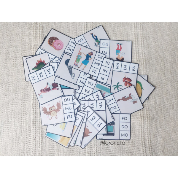 Lectura de síl·labes directes D-F-M