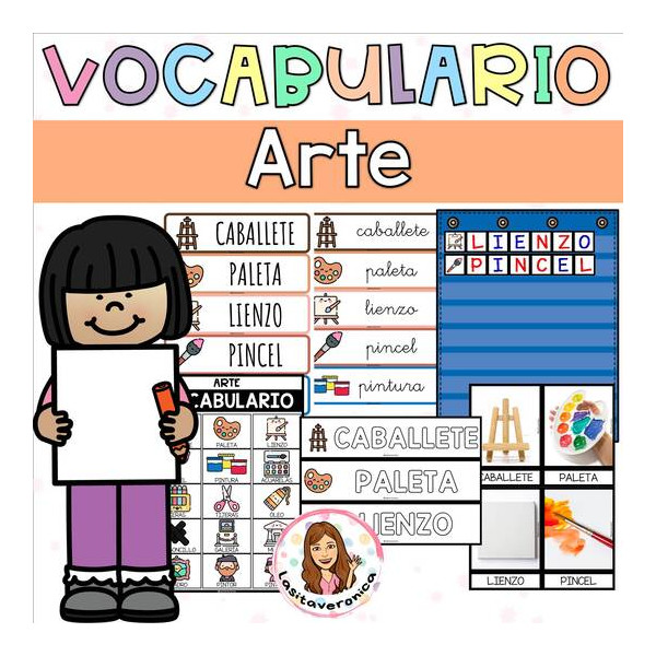 Vocabulario Arte. / Art vocabulary.