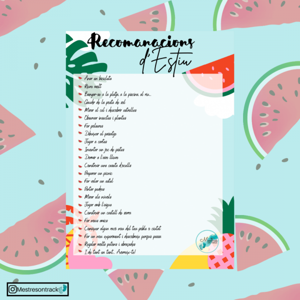 Recomanacions d'Estiu!