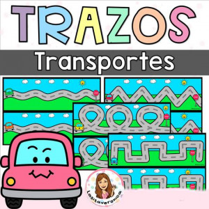 Carreteras de trazos. Motricidad fina.