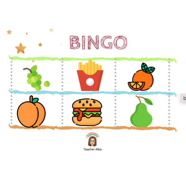 BINGO GAME TO PRACTICE VOCABULARY