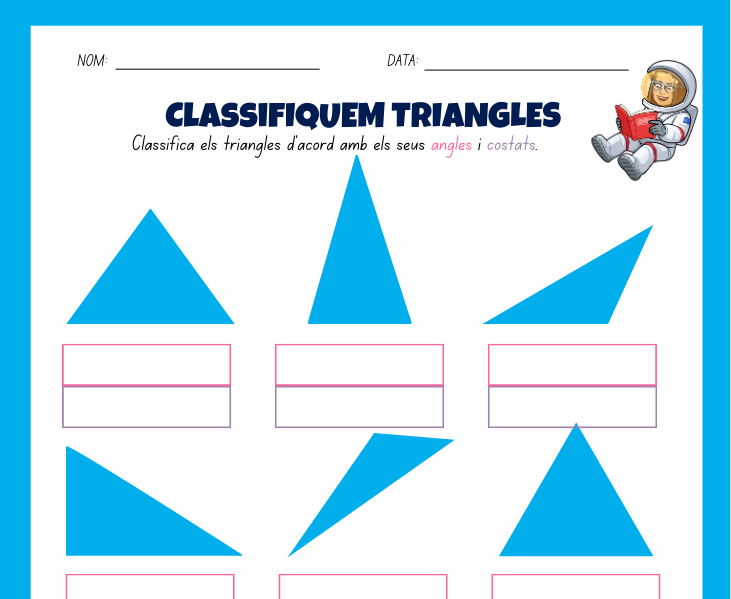CLASSIFICACIÓ DE TRIANGLES