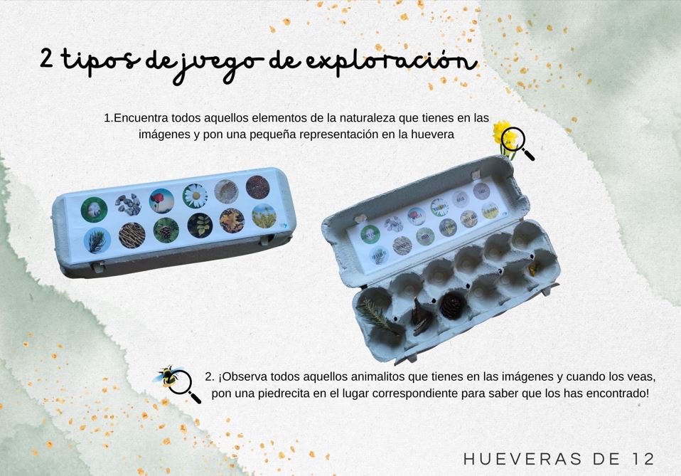 Huevera explora naturaleza