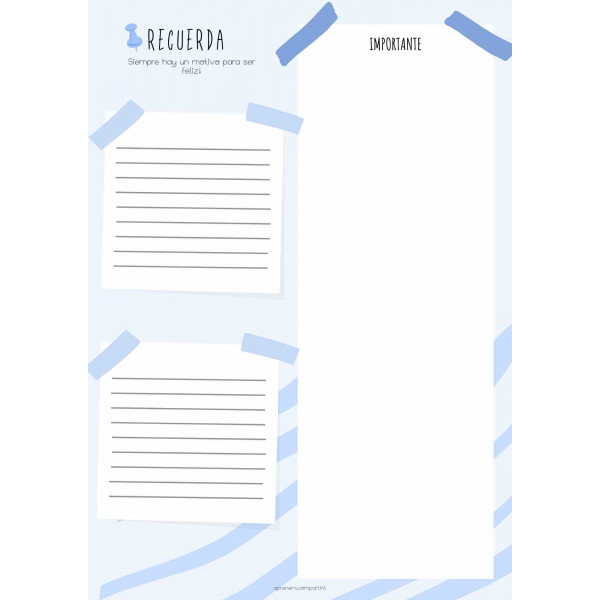 Cuaderno Docente 2023-2024 Colores Pastel