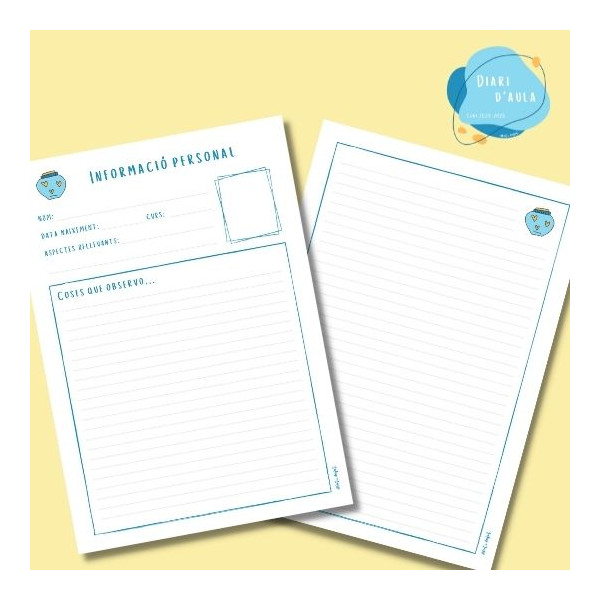 Quadern docent Diari d'aula