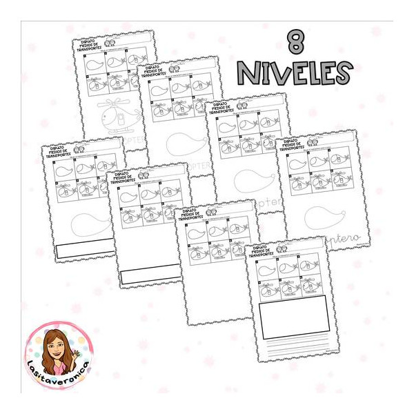 Dibujos paso a paso Medios de transporte.