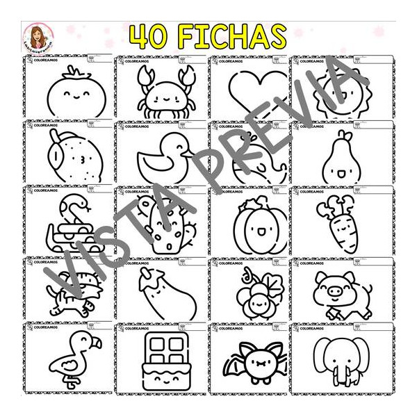 Motricidad: colorear