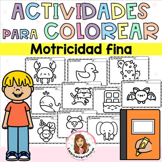 Motricidad: colorear