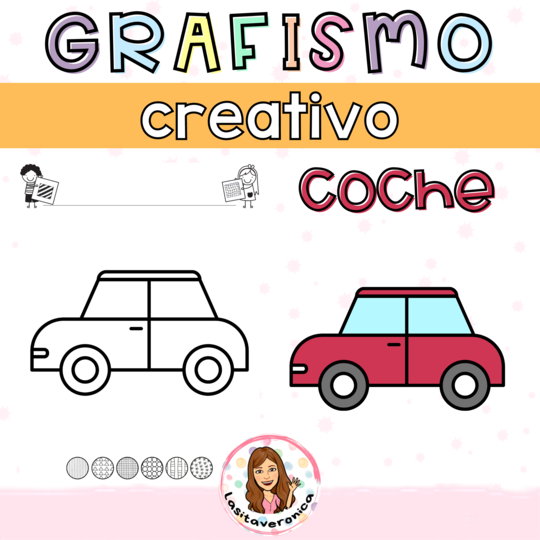 Grafismo Creativo Coche. Medios de Transportes