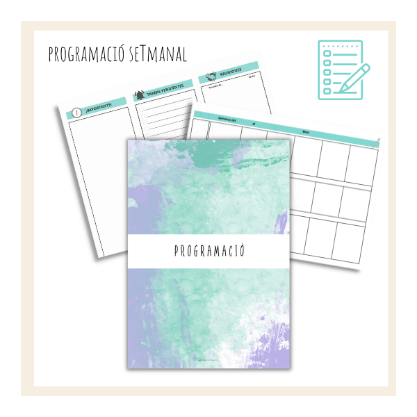 Quadern docent 2023-2024 (Color Lila)