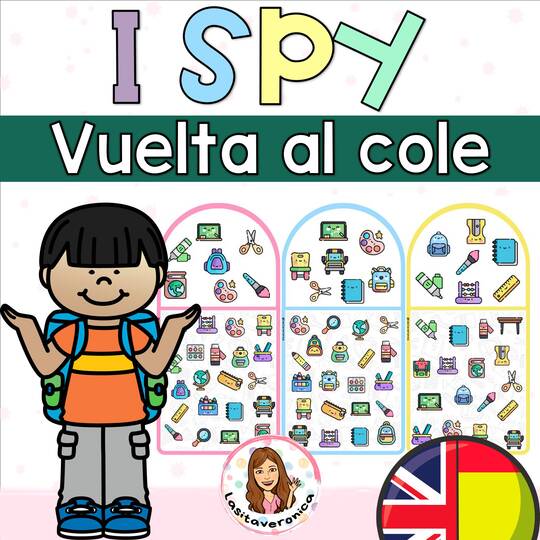 Busca y encuentra Vuelta al cole / I spy Back to school