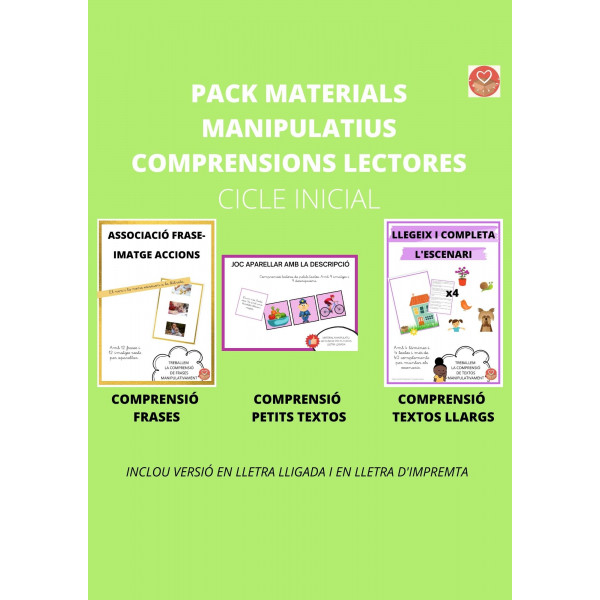 PACK MATERIALS COMPRENSIONS LECTORES - RACONS MANIPULATIUS