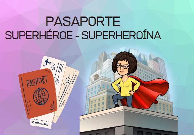 Pasaporte Superhéroe - Superheroína