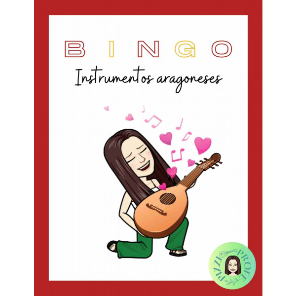 Bingo de Instrumentos Aragoneses by @pizziprofe