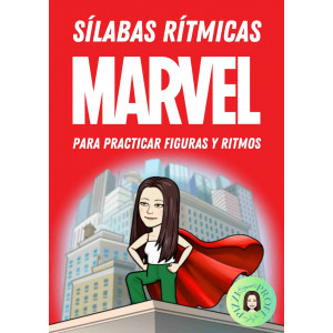 Sílabas rítmicas Marvel by @pizziprofe