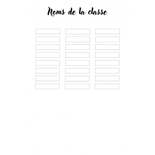 Cartell càrrecs d'aula