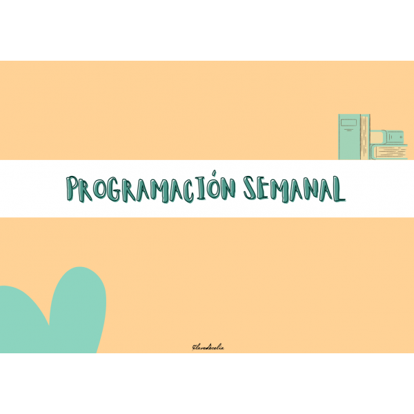 Programación semanal