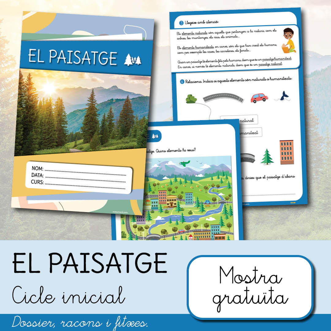 El paisatge – Cicle Inicial – MOSTRA GRATUÏTA