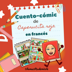 Cuento-cómic de Caperucita Roja en francés