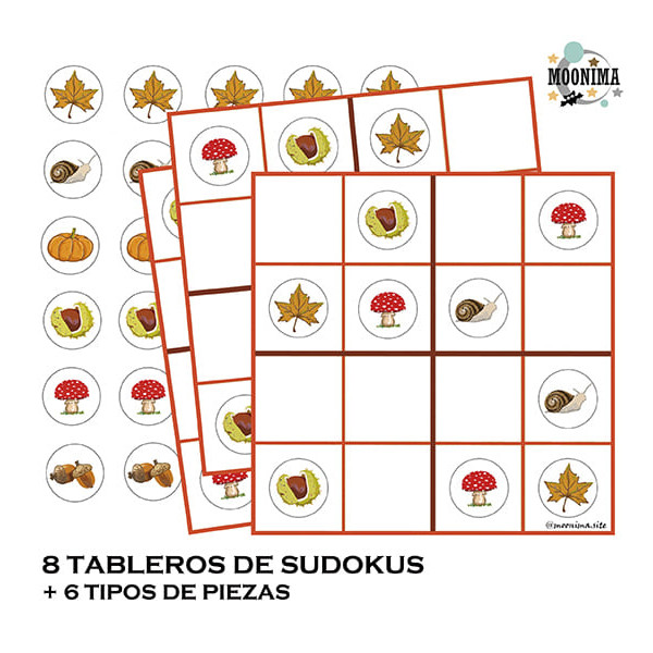 SUDOKUS para NIÑOS  Pack de Sudokus Fáciles Para Imprimir