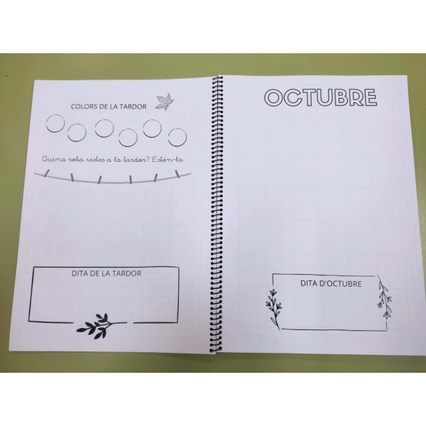 LLIBRE DEL CALENDARI PER A PRINCIPIANTS CURS 23/24