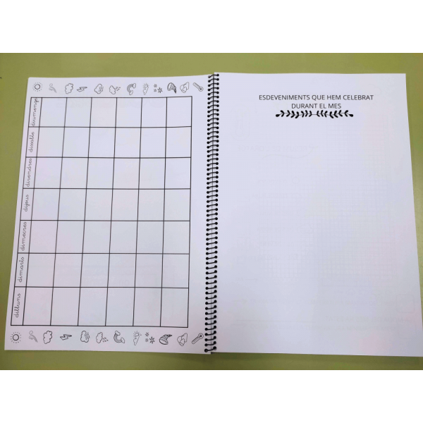 LLIBRE DEL CALENDARI PER A PRINCIPIANTS CURS 23/24