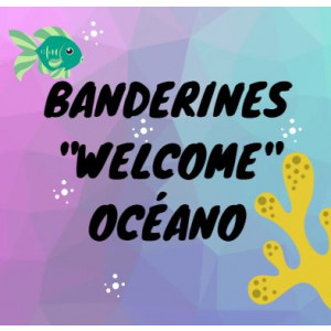"Welcome" Ocean Pennants