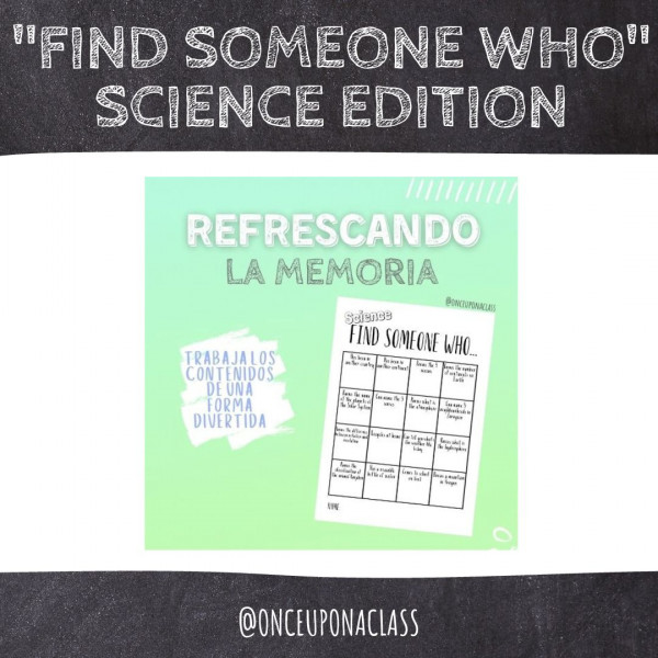 Find Someone Who Science Edition