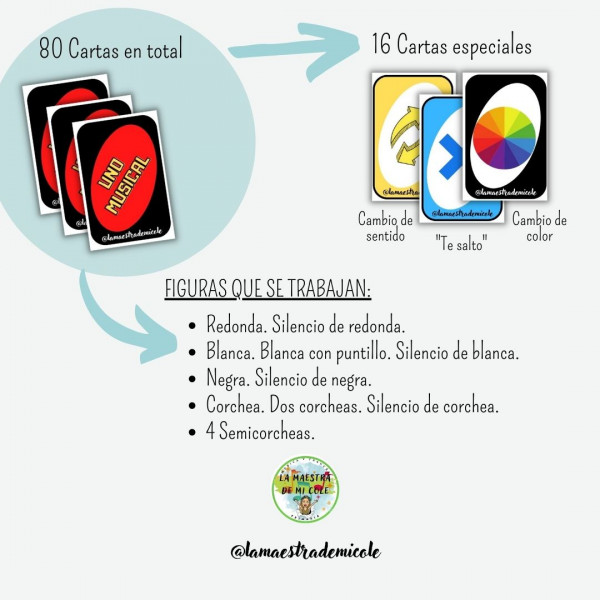 UNO MUSICAL (juego de cartas)