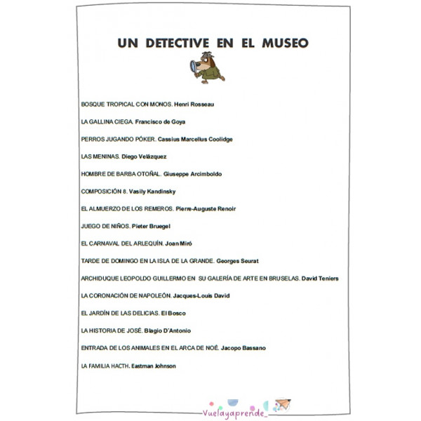 Un detective en el museo