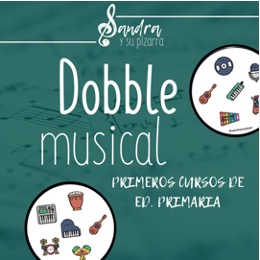 Dobble musical, cursos bajos de Educación Primaria