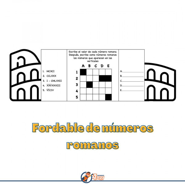 Fordable números romanos