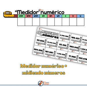 Medidor numéricos + midiendo números