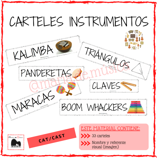 Carteles instrumentos