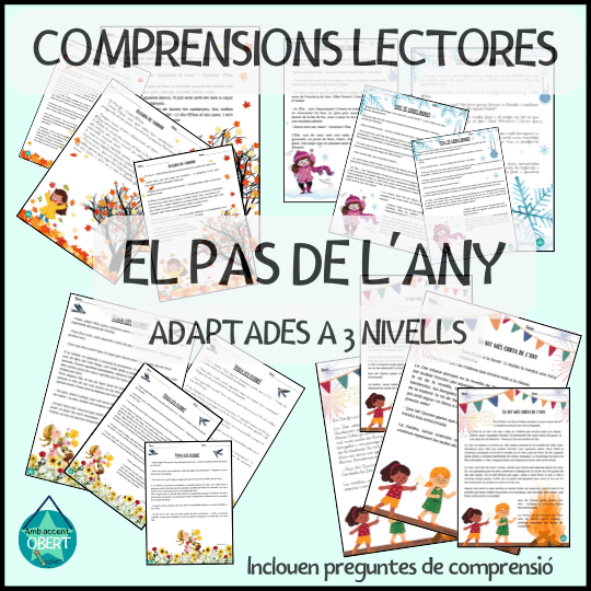 COMPRENSIONS LECTORES - PAS DE L'ANY