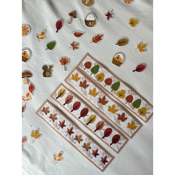 Continua la serie - versión elementos de otoño