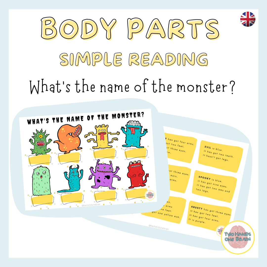 What's the name of the monster? - Body parts