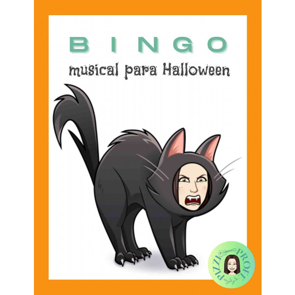 Bingo musical para Halloween by @pizziprofe