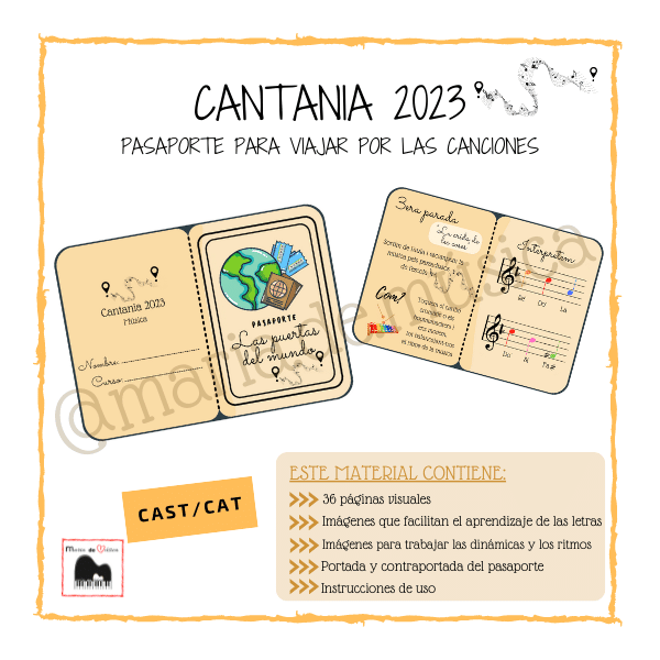 Passaport cantània "Les portes del món" CAT/CAST